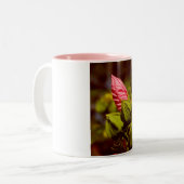 Boule de fleurs roses Photo Mug (Devant gauche)