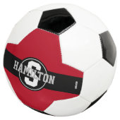 Boule de football avec nom dans n'importe quelle c (3/4)