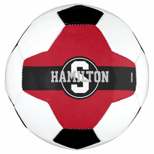 Boule de football avec nom dans n'importe quelle c (Devant)