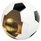Boule de football avec "Radiant Golden Design". (3/4)