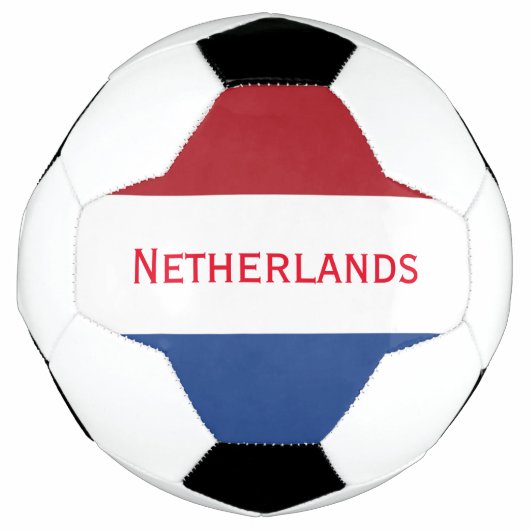 Boule de football du drapeau Pays-Bas (Devant)