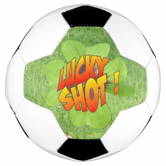 Boule de football en herbe Lucky Shot (Devant)