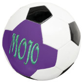 Boule de football mauve Mojo (3/4)