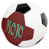 Boule de football rouge Mojo (3/4)