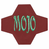 Boule de football rouge Mojo (Plat)