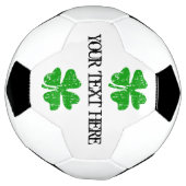 Boule de football sur mesure avec clou vert (Tourné)