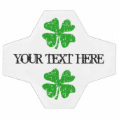 Boule de football sur mesure avec clou vert (Plat)