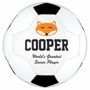 Boule de football sur mesure avec dessin animé sur