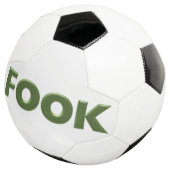 Boule de football vert pâle et blanc (3/4)