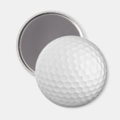 Boule de golf 2 1/2 pouce Magnet rond (Recto/Verso)