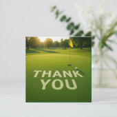 Boule de golf avec mot merci de mettre vert (Debout devant)