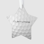 Boule de golf avec texte personnalisé (devant)