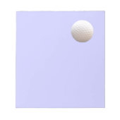 Boule de golf dans le bloc-notes Sky (Devant)