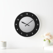 Boule de golf Design Horloge murale (Maison)