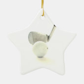 Boule de golf et ornement de club (Dos)