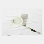 Boule de golf et serviette de cuisine de club (Horizontal)