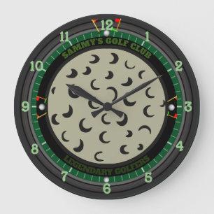 Boule de golf personnalisée Grande horloge