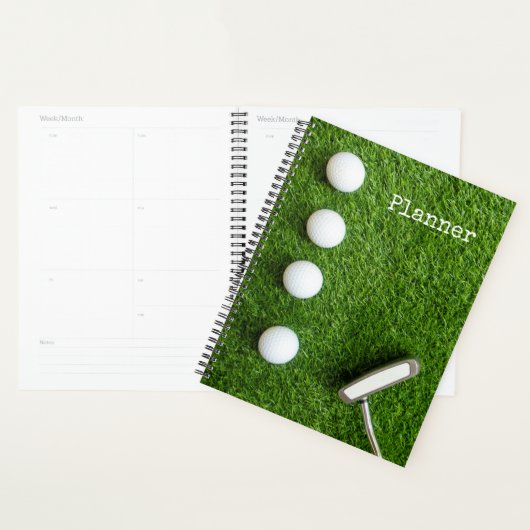 Boule de golf sur Green Grass pour Golfer (Devant avec enveloppe)