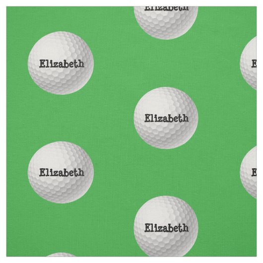 Boule de golf sur le tissu vert (Échantillon)