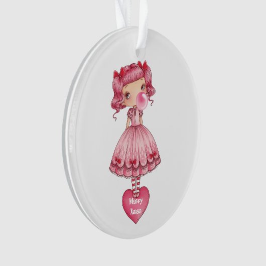 Boule de gomme rose, Anniversaire (devant)