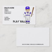 Boule de jeu ! Cartes de maman (Devant / Derrière)