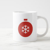Boule de Noël Géant Café Mug (Droite)
