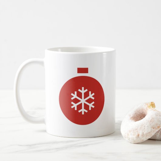 Boule de Noël Mug (Avec donut)