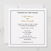 Boule de quilles et invitation aux quilles (Dos)