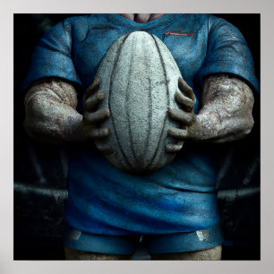 Boule de rugby - Rugby Peinture Impression