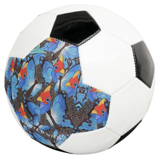 Boule de soccer bleu Kanga (3/4)