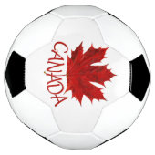 Boule de soccer du Canada Boules de feuille d'érab (Tourné)