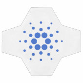 Boule de soccer du logo Cardano (Plat)