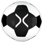 Boule de soccer du logo XRP (Tourné)
