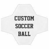 Boule de soccer imprimée sur mesure pour personnal (Plat)