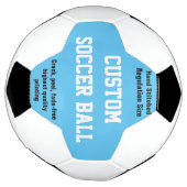 Boule de soccer imprimée sur mesure pour personnal (Tourné)