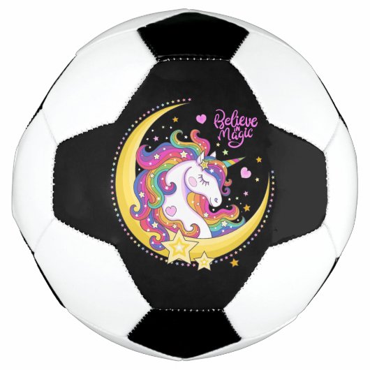 Boule de soccer magique Unicorn (Devant)