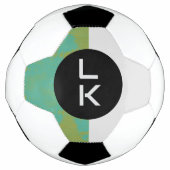 Boule de soccer Monogramme personnalisée (Devant)