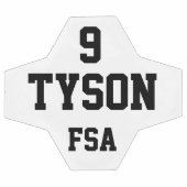 Boule de soccer personnalisée (Plat)