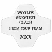 Boule de soccer personnalisée (Plat)