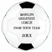 Boule de soccer personnalisée (Devant)