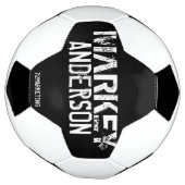 Boule de soccer personnalisée avec nom par 72marke (Tourné)