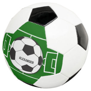 Boule de soccer personnalisée et terrain
