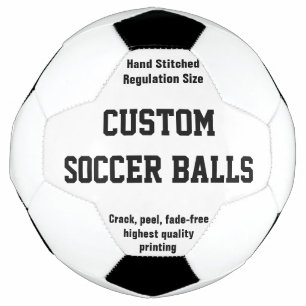Boule de soccer personnalisée imprimée