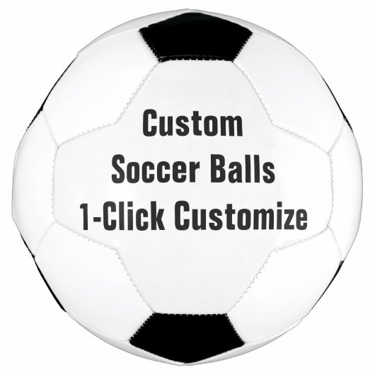 Boule de soccer personnalisée imprimée (Devant)