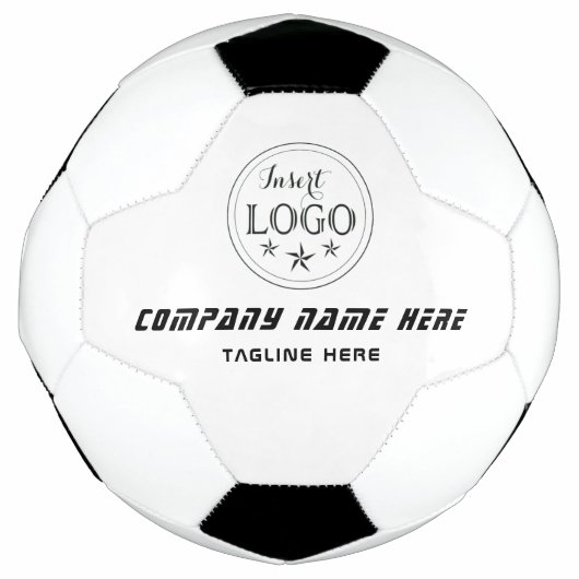 Boule de soccer personnalisée pour marque d'entrep (Devant)