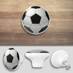 Boule de soccer Porte de sport bouton Armoire Tire