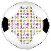 Boule de soccer Pride Hearts (Tourné)