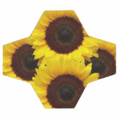 Boule de soccer tournesol floral (Plat)
