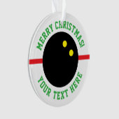 Boule de squash Cadeau de Noël (devant)