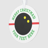Boule de squash Cadeau de Noël (devant)
